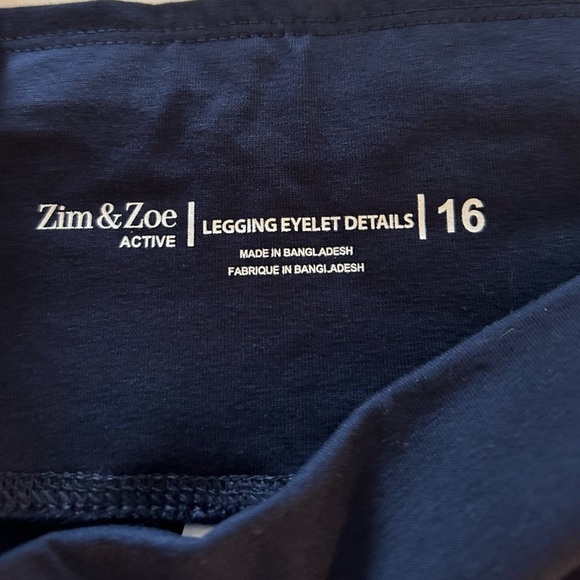 Zim & Zoe Eyelet Leggings - Picture 2 of 5